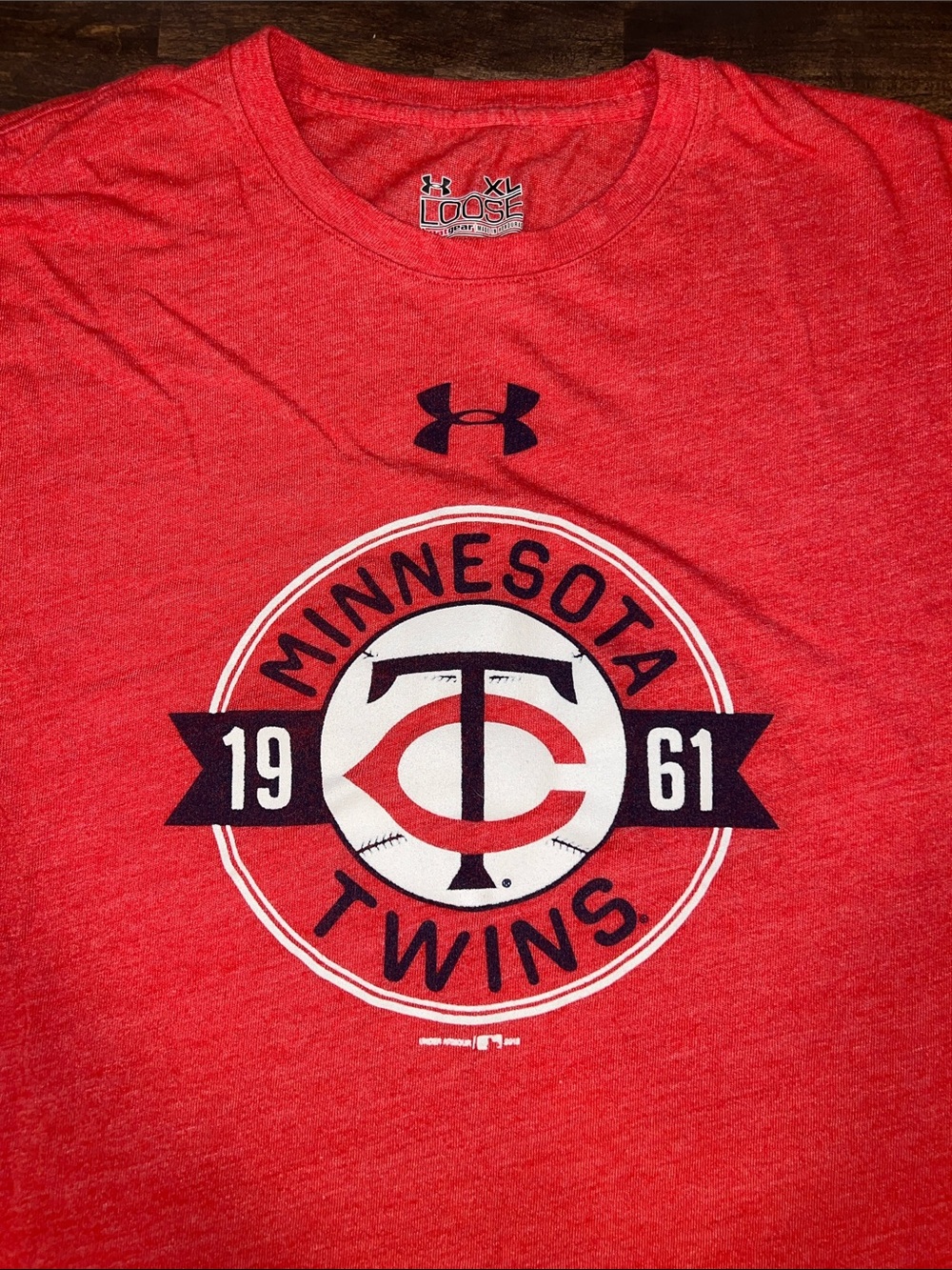 Under Armour “HEATGEAR” Minnesota Twins Men’s XL Graphic Tee